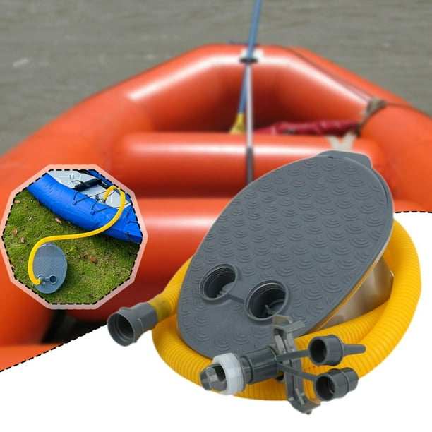 Bomba de pie de fuelle fácil de inflar para flotadores de agua, viajes de campamento y piscinas para niños. 10 pulgadas