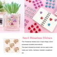 thumbnail image 3 of Heart Rhinestone Stickers Acrylic Crystal Gems Multipurpose Decorative Handheld Clothes Scrapbooking DIY Crafts Necklace Light Coffee, 3 of 5