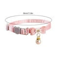 thumbnail image 3 of Adorable Cat Collar with Bow, Cute Kitten Collars for Girl Cats Pink Cat Bows & Accessories Breakaway Safety Cat Bowtie Collar, 3 of 6
