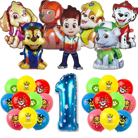 Paw Patrol Birthday Party Decoration Balloons Banner Backdrop Plates Gift Gag Tableware Event Party Supplies for Kids Toys Gift