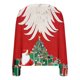 thumbnail image 4 of Cárdigan informal con estampado navideño para mujer, chaqueta con botones, blusa de poliéster, 4 of 5