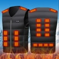 thumbnail image 6 of Gaexia Heated Vest for Men Lightweight Warm Waistcoat Sleeveless Jacket Rechargeable Battery Powered Thermal Inner Wear Winter Cozy Wear, 6 of 9