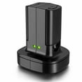 thumbnail image 4 of Charging Station Compatible with Xbox 360 Wireless Controller 2 Pack Rechargeable Battery 3600mAh, 4 of 8