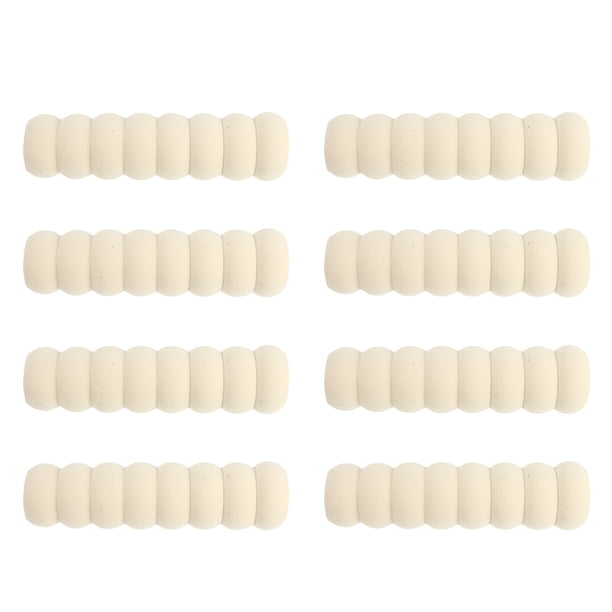 8pcs Anticollision Mango Cubierta de mango espiral envoltura de puerta creativa accesorio beige