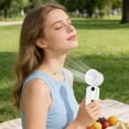 thumbnail image 4 of Apmemiss Clearance Handheld Small Fan Portable Foldable Portable USB Mini Coolings Fan Silent High Wind Power Ice Pack Handheld, 4 of 6