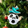 thumbnail image 7 of Dserhfy Christmas Ornament Soccer Design, Holiday Pendant with Festive Theme Pattern Home Decor, 7 of 7