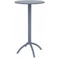 thumbnail image 1 of Siesta ISP161-DGR Octopus Round Bar Table  Dark Gray, 1 of 4