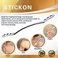 thumbnail image 4 of Herramienta de Masaje Gua Sha STICKON de Acero Inoxidable en Forma de M, 4 of 4