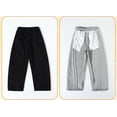 thumbnail image 6 of HAYIMI Children Kids Boys Daily Sweatpants Joggers Casual Solid Color Trousers For Teenagers Lightweight Pants With Pockets Adorable Slacks, 6 of 6