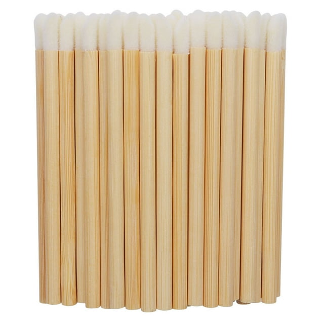 MasteelfCA 100 Pcs Brosses Jetables pour Lèvres Petites Brosses de Maquillage pour Rouges à Lèvres Applicateur de Cosmétiques