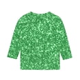 thumbnail image 5 of Avtoify Girls Long Sleeve Shirts Casual, Toddler Girls Fall Clothes, Children's Fashion Printed 3/4 Sleeve Round Neck Pullover Basic Shirt Long Sleeve Round Neck top/Shirt, 5 of 5