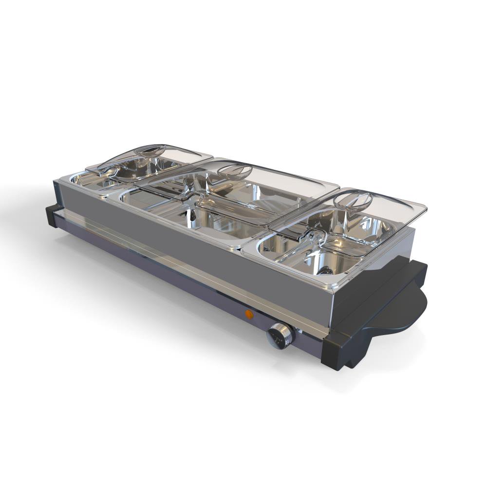 NutriChef PKBFWM35 Electric Food Warming Tray Buffet Server Hot