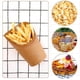 thumbnail image 5 of Soporte desechable para patatas fritas, suministros para hornear fiestas, papel para gofres, palomitas de maíz, sándwich, soporte para helado, taza de papel Kraft, 30 Uds., 5 of 5