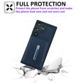 thumbnail image 4 of Allytech Detachable Magnetic Wallet Case for Samsung Galaxy S22 Ultra, 2 in 1 Slim Thin Wallet Case with Credit Card Slots, Shockproof Premium PU Leather Kickstand Cover Case - Darkblue, 4 of 11
