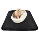 thumbnail image 3 of Alfombrilla impermeable para atrapar arena para gatos Almohadilla inferior antideslizante para mascotas EVA (Negro S) Likrtyny Mascotas, 3 of 5