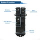 thumbnail image 3 of Interruptor de ventana eléctrica del lado del conductor delantero izquierdo Unique Bargains para Toyota Hilux 2015-2022 Número de control de ventana No.848200D600 Negro, 3 of 7