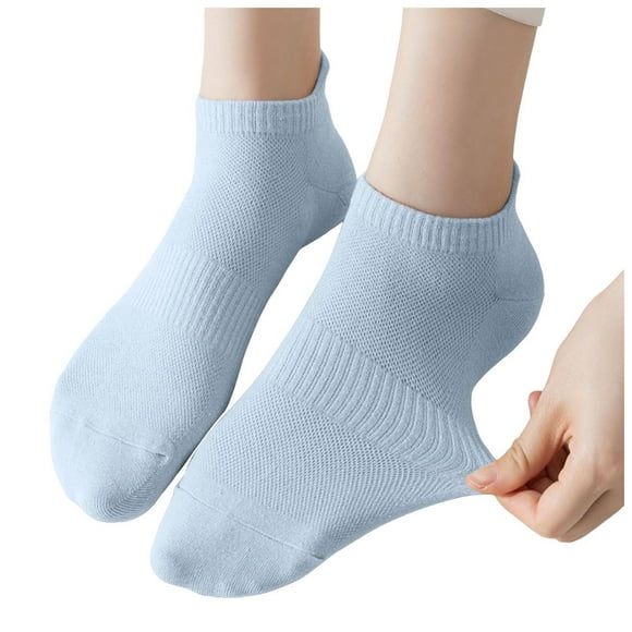Ketyyh-chn99 Winter Socks Women Vintage Wool Socks Women Ankle Socks Breathable Cotton Running Summer Sports Cycling Hiking Tennis Socks for A,Blue