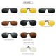 thumbnail image 2 of Gafas de sol polarizadas con clip que cambian de color, gafas colgantes con luz, gafas de sol para conductor, gafas de visión nocturna, gafas para conducir, pescar, clip para miopía, 2 of 5