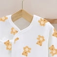 thumbnail image 7 of CAUYDY 0 3 6 9 12 Months Preemie Girls Clothes Newborn Baby Pajamas for Girl Fall Winter Long Sleeve Tee Shirt and Pants 2 Piece Set Infant Outfits Cute Pjs Sizes 3-6 Months,Brown, 7 of 7