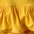 thumbnail image 5 of Infant Yellow Newborn Clothes for Girls Baby Girl Bodysuit Romper Dresses Cute Baby Girl Outfit Baby Newborn Clothes Infant Clothes Girls 6-12 Months, 5 of 5