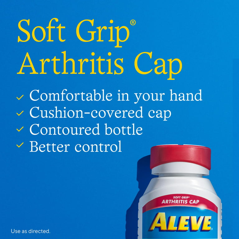 Aleve Gelcaps Soft Grip Arthritis Cap Naproxen Sodium Pain