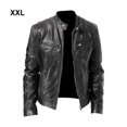 thumbnail image 4 of kurtrusly Motorcycle Jacket Made With Cotton Comfortable To Wear Multi Front Pockets Cool Appearance Jackets black XXL, 4 of 6