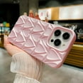 thumbnail image 3 of Compatible with iPhone 14 Pro Max Case Love Heart Pattern Soft TPU Shockproof Camera Protective Back Cover for Women Girl Cute Phone Case for iPhone 14 Pro Max 6.7 Inch Pink, 3 of 12