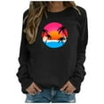 thumbnail image 2 of BEFOKA Womens Casual Long Sleeve Hawaii Graphic Tee Shirts 2025 Crew Neck Sweatshirts Pullover Tops for Women Trendy Winter Fall Outfits Clothes, 2 of 6