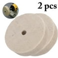 thumbnail image 1 of 2PCS Buffing Wheel Thickened Wool Polishing Wheel Polishing Pad Wheel for Metal, 1 of 7