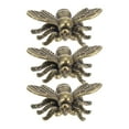 thumbnail image 1 of 3pcs estatua de latón vintage figurita de latón estatua creativa en forma de abeja decoración de escritorio, 1 of 5