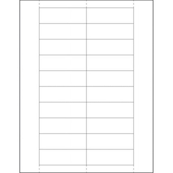 1 x 3 in. Plastic Label Holder Insert Cards - Pack of 1000