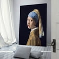 thumbnail image 3 of Johannes Vermeer Prints 《Girl with A Pearl Earring》 Wall Art Poster Posters Wall Art Painting Canvas Gift Living Room Prints Bedroom Decor Poster Artworks 08x12inch(20x30cm), 3 of 6