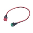 Wire Routing Connector T Plug Terminal Adapter Cable, 2 Pin Fasten Wire for Workshop ...