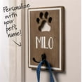 thumbnail image 3 of Plaid Unfinished Wood Surfaces Pet Leash Holder, 6" x 8" x .5", 3 of 6