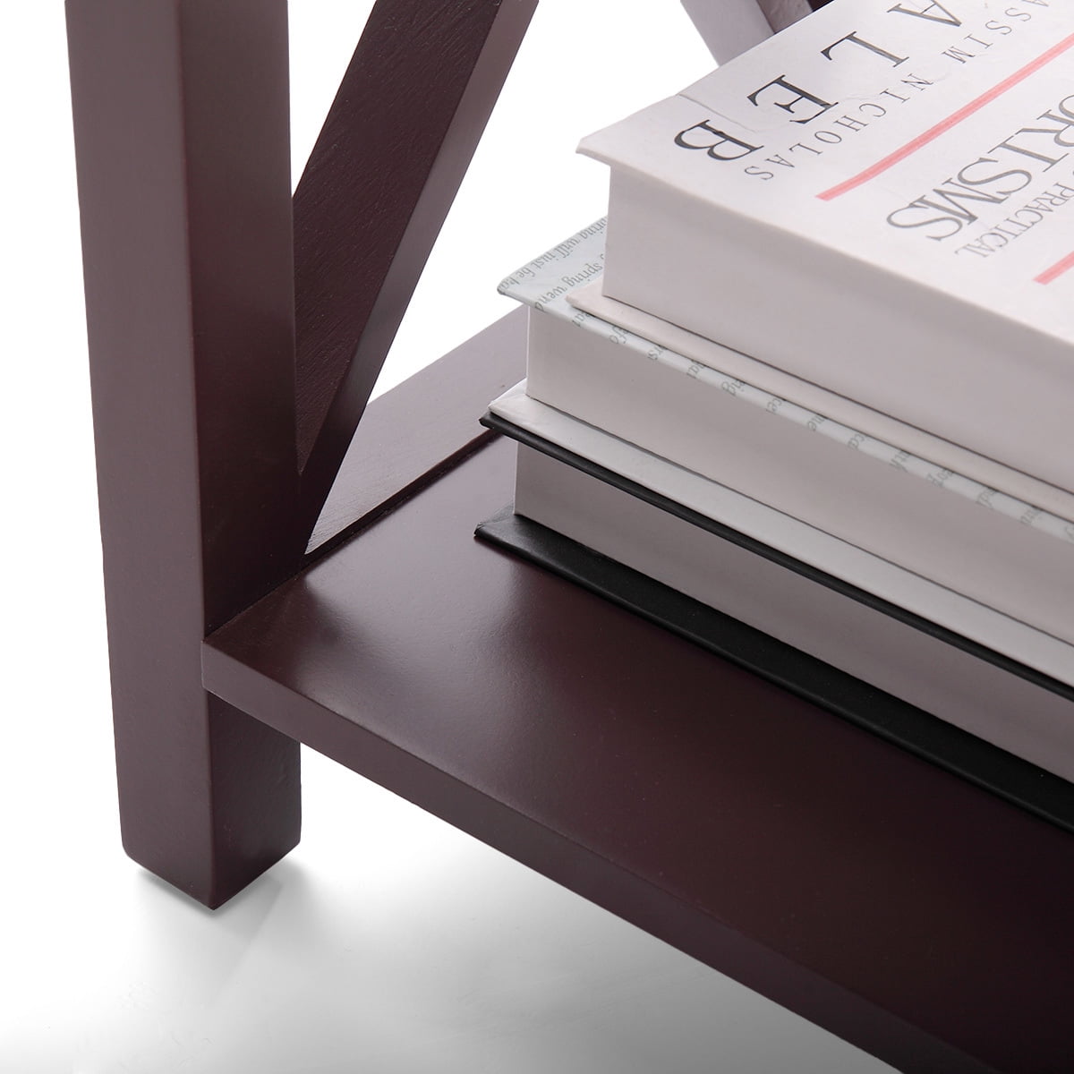 Hommoo End Table with Drawer (Set of 2), Brown Hommoo End Table with Drawer (Set of 2), Brown