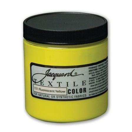 Jacquard Textile Color - Fabric Paint - (8 oz) - Fluorescent Yellow