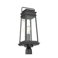 thumbnail image 3 of Matte Black One Light Outdoor Post Lantern from the Boone Collection, 3 of 5
