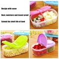 thumbnail image 5 of Multifunctional White Double Lattice Kitchen Storage Container: Convenient Refrigerator Storage Plastic Storage Box Improve Kitchen Finishing Efficiency, Practical Set in Cyenie, 5 of 5
