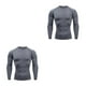 thumbnail image 1 of Jumpingount Ropa interior térmica para hombre, medias deportivas de secado rápido, capas Base para esquiar y correr, Tops, ropa deportiva de Gris,XL 2piezas, 1 of 6