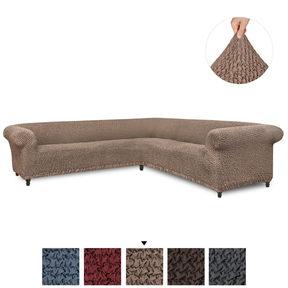 Paulato by Ga.i.co. Corner Couch Cover Stretch Sectional Sofa Slipcover