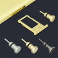 thumbnail image 3 of Methold Enchufe antipolvo para auriculares, interfaz AUX Jack de 3,5mm, tarjeta de teléfono antimóvil, Pin de tarjeta de recuperación para 5 Cables de audio/vídeo plata, 3 of 6