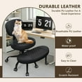 thumbnail image 4 of COOLHUT Cross Legged Office Chair, Meditation Chair with Lumbar Support, ADHD Desk Chair for Adults, Adjustable Height Yoga Office Chair, Kneeling Chair for Home Office, Black, 4 of 8