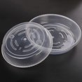 thumbnail image 2 of Flower Pot Tray Plastic Round Bottom pad Bottom Flower Tray Bottom Potted Flower Base Tray Transparent Water Tray, Clear 160 model, 2 of 4