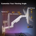 thumbnail image 4 of Brazo de monitor de montaje en pared ARES WING para monitores ultraanchos de 49 pulgadas, 4 of 6