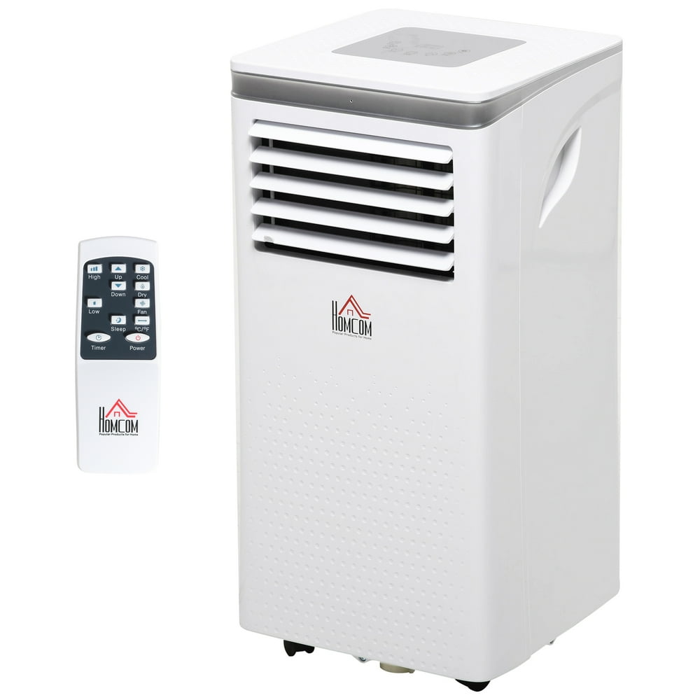 Homcom 7000 Btu Portable Mobile Air Conditioner For Cooling Dehumidifying And Ventilating With 4918