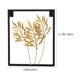 thumbnail image 4 of Decoración de pared con hojas de bambú artificiales, realista, doradas, hojas de plantas, 4 of 7