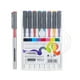 thumbnail image 2 of Gel Ink Rollerball Pens Set | 8-Count Multicolor | 0.5mm Fine Tip Liquid Ink Refill | Plastic Body Ergonomic Design | Smooth Writing | 14.2cm Length | For Journaling, Notes, Office | Durable, 2 of 6