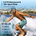 thumbnail image 5 of 1.96" Smart Watch | Bluetooth Call, Fitness Tracker, 120+ Sports Modes, IP68 Waterproof, Ultra-Thin Design Compatible with Android & iPhone, 5 of 9