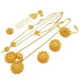 thumbnail image 1 of Conjuntos De Joyas Africanas Perfecl 6 Uds Collar Horquilla Brazaletes Pendientes, 1 of 8