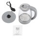 thumbnail image 1 of Calentador de agua rápido y hervidor eléctrico transparente de vidrio de borosilicato de 1,5 l de alta eficiencia, 1 of 8